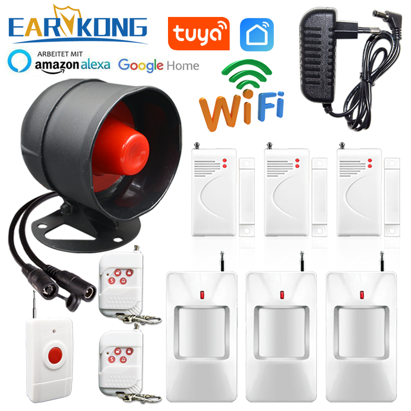 Home Zone Security App - Tuya WiFi نظام إنذار لاسلكي أمن
