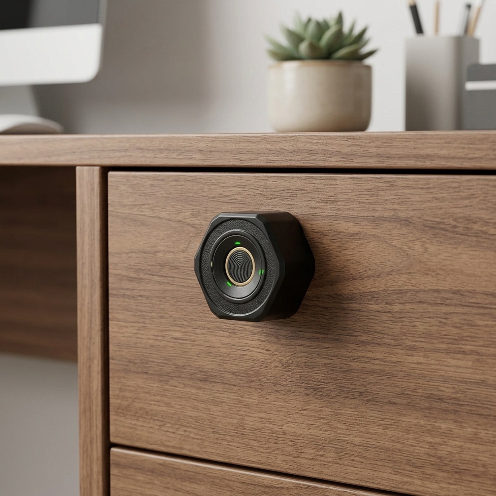 Home Security Features - قفل درج بيومتري متعدد الوظائف مصمم
