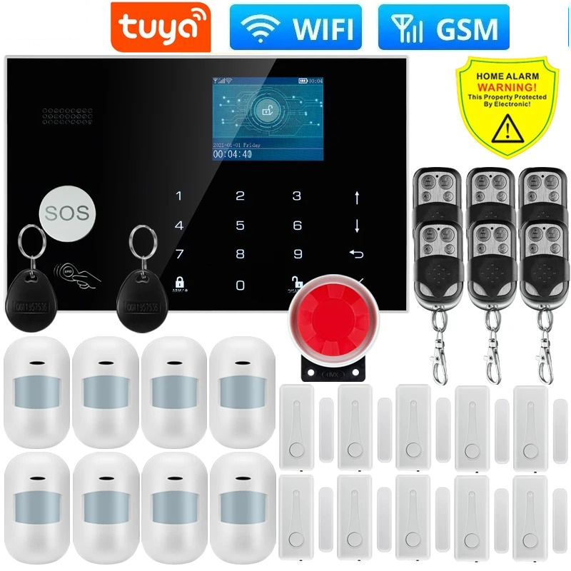 Home Zone Security App - نظام إنذار سلكي لاسلكي W7B لأمن