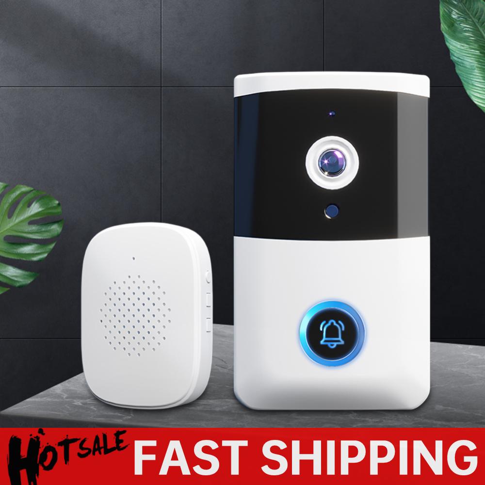 Home Security Video Systems - واي فاي اللاسلكية جرس باب يتضمن