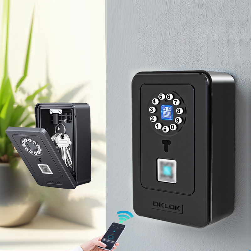 Home Security Box - قفل ذكي بتصميم معلق، صندوق تخزين