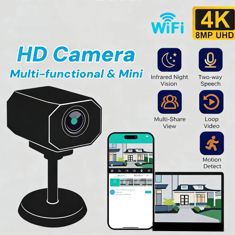 Home Security Prices - كاميرا أمان WiFi بدقة 4K للمنزل،