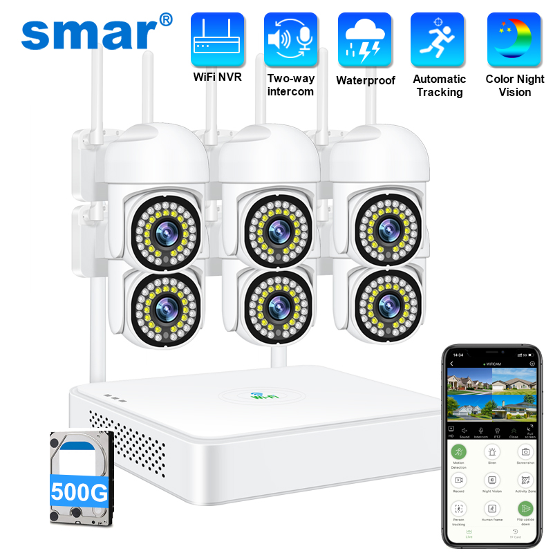 Home Security Wifi Camera - نظام كاميرا مراقبة لاسلكية سمارت بدقة