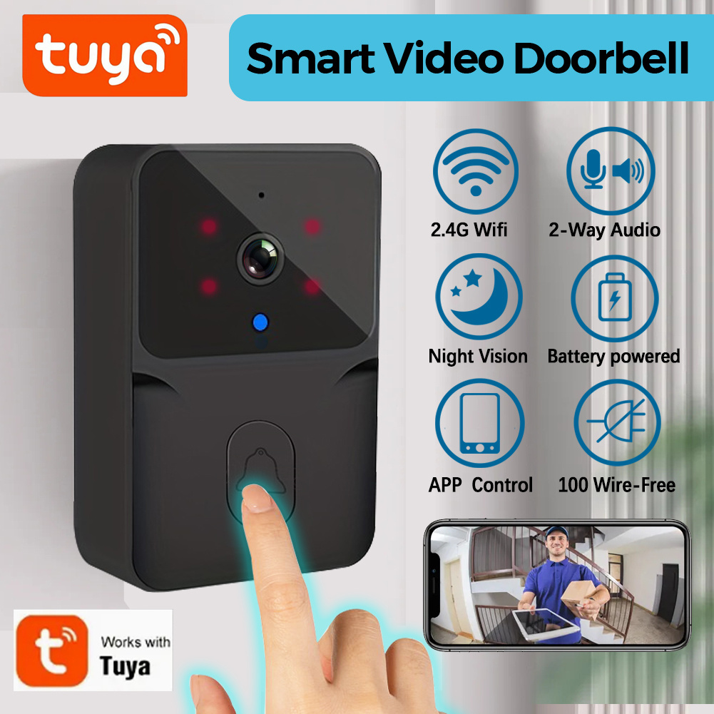 Home Security La - جرس باب ذكي لاسلكي من تويا،
