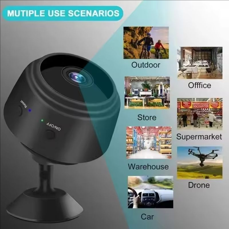 كاميرا واي فاي صغيرة بدقة 1080 - مراجعة Home Security Prices وسعره