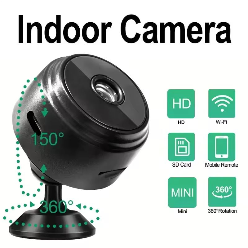 كاميرا واي فاي صغيرة بدقة 1080 - مراجعة Home Security Prices وسعره