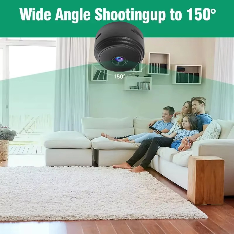 كاميرا أمان لاسلكية A9 ميني وا - مراجعة Home Security Monitoring System وسعره