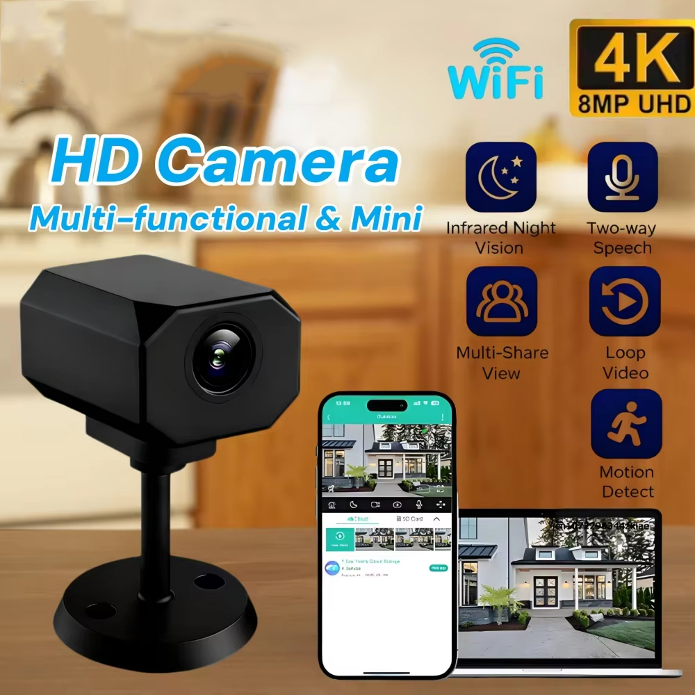 كاميرا أمان WiFi بدقة 4K للمنز - مراجعة Home Security Wifi Camera وسعره