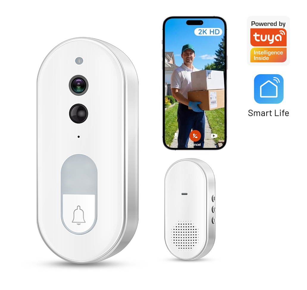 جرس باب ذكي لاسلكي من تويا مع  - مراجعة Home Security Monitoring System وسعره