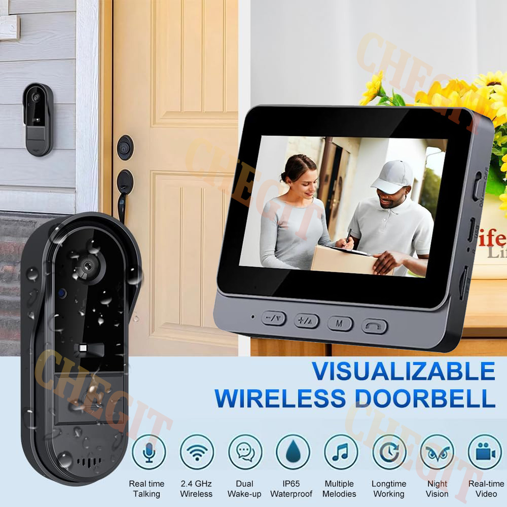 كاميرا جرس الباب اللاسلكية واي - مراجعة Home Security Prices وسعره