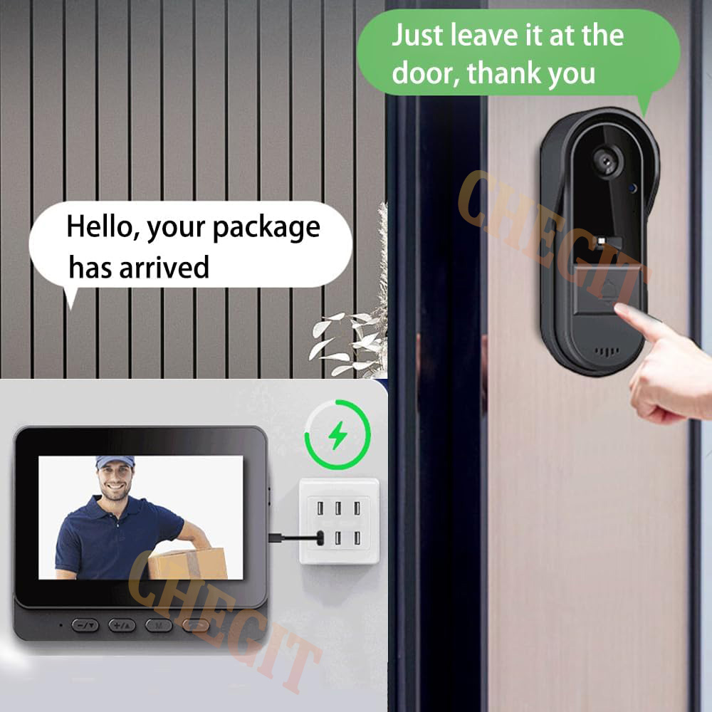 كاميرا جرس الباب اللاسلكية واي - مراجعة Home Security Prices وسعره