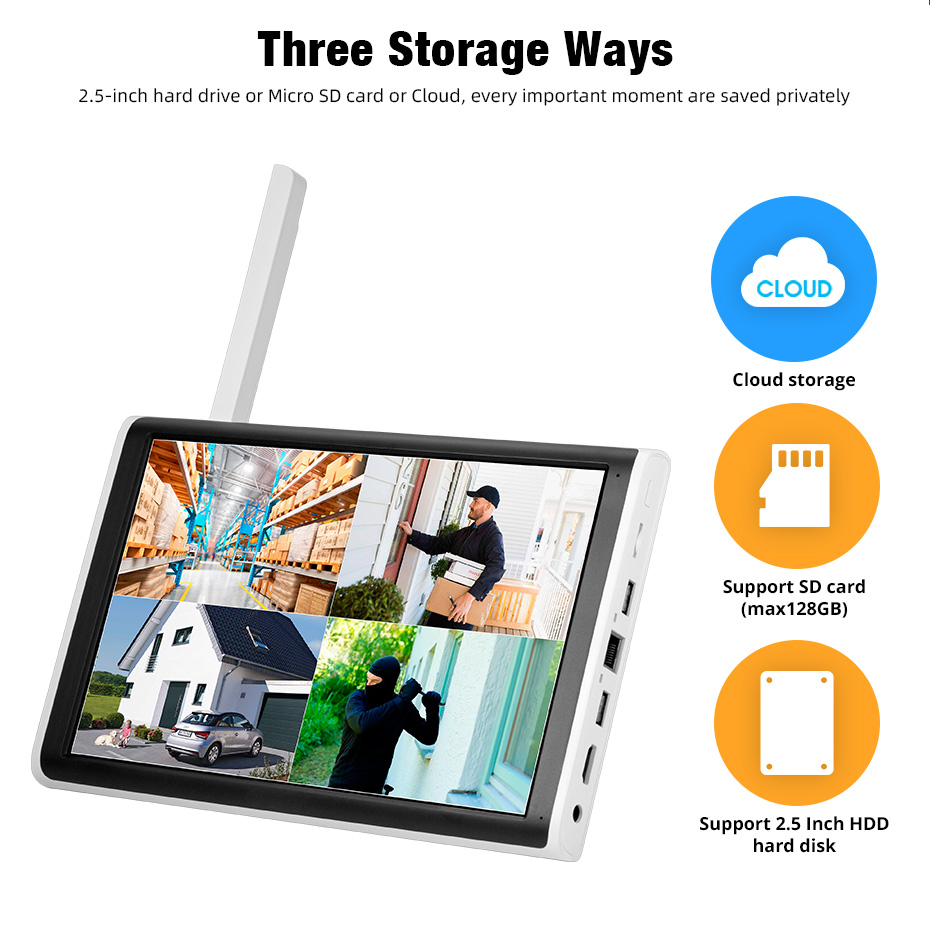 KERUI 2K 3K 4MP 8CH NVR WIFI O - مراجعة Home Security Wifi Camera وسعره