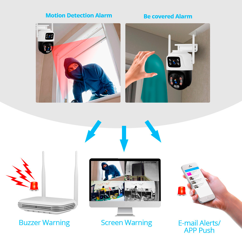 KERUI للماء 6MP HD اللاسلكية ع - مراجعة Home Security Wifi Camera وسعره
