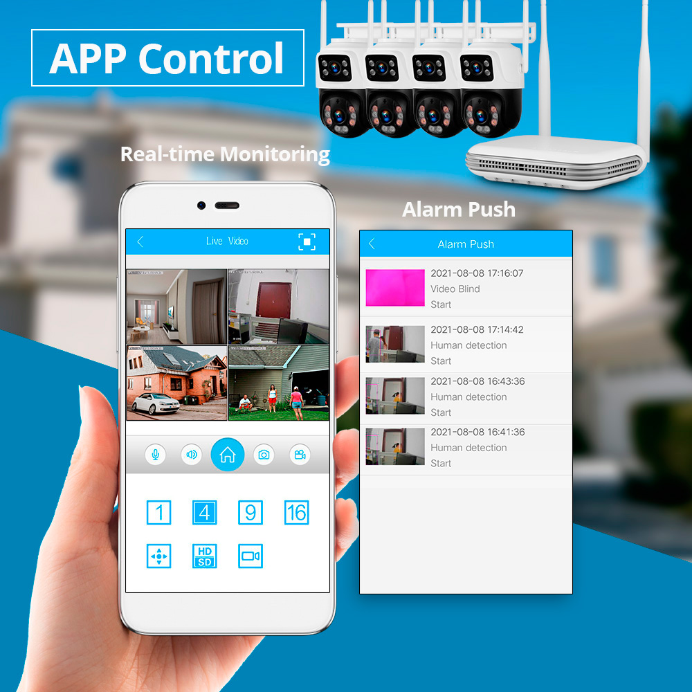 KERUI للماء 6MP HD اللاسلكية ع - مراجعة Home Security Wifi Camera وسعره