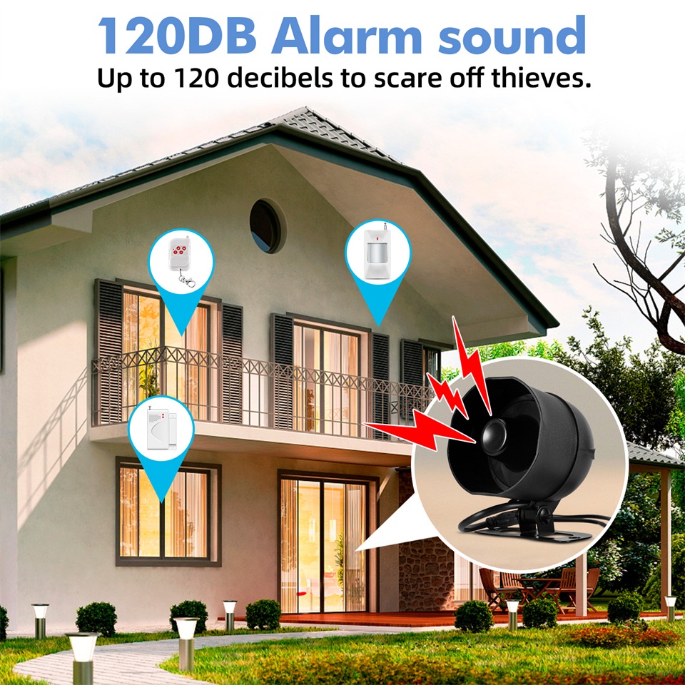KERUI WIFI نظام إنذار صفارة ال - مراجعة Home Zone Security App وسعره