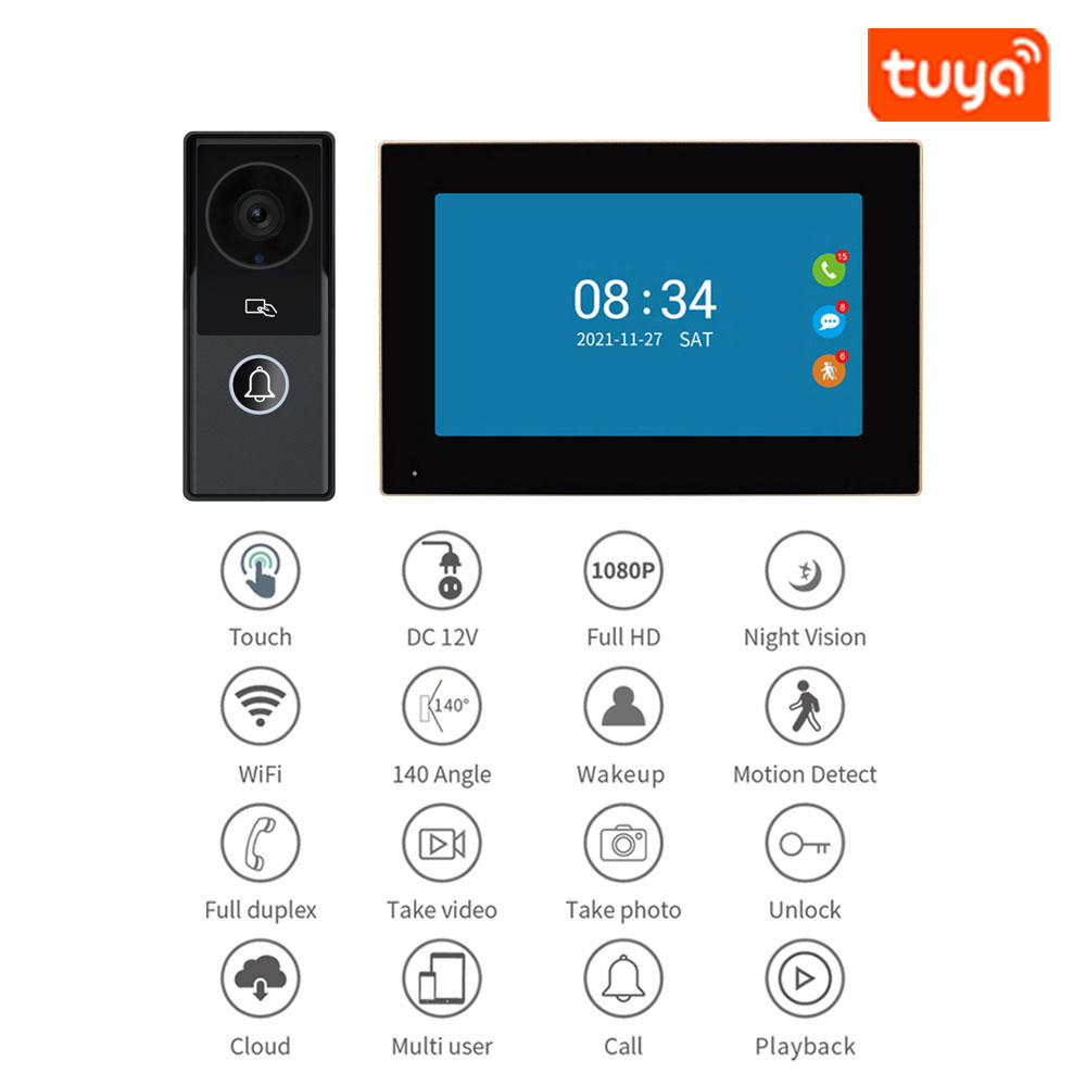 7/10 بوصة فيديو إنترفون 1080P  - مراجعة Home Security Video Systems وسعره