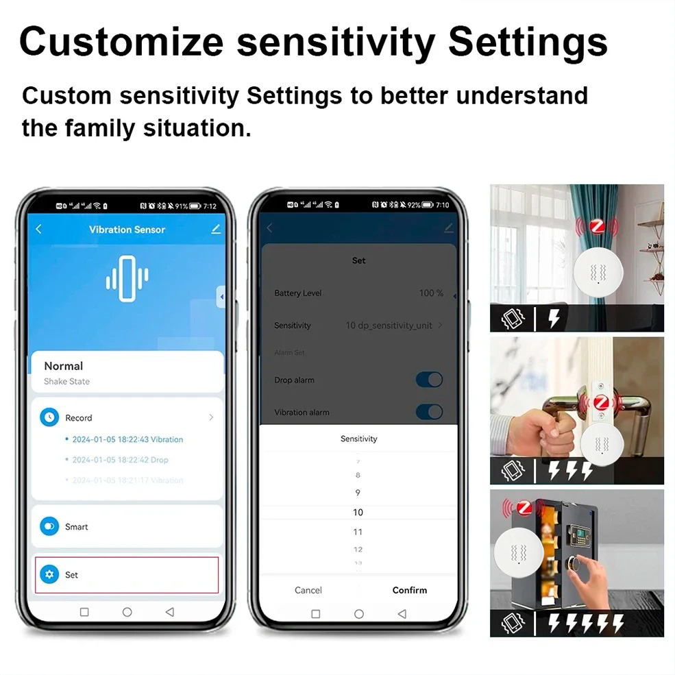 جهاز استشعار الاهتزاز والإمالة - مراجعة Home Security Monitoring System وسعره