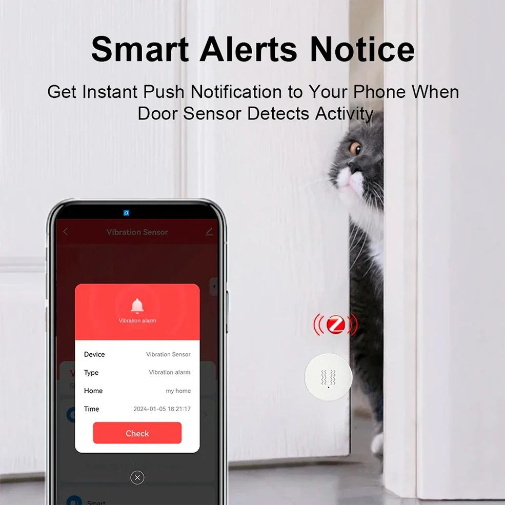 جهاز استشعار الاهتزاز والإمالة - مراجعة Home Security Monitoring System وسعره