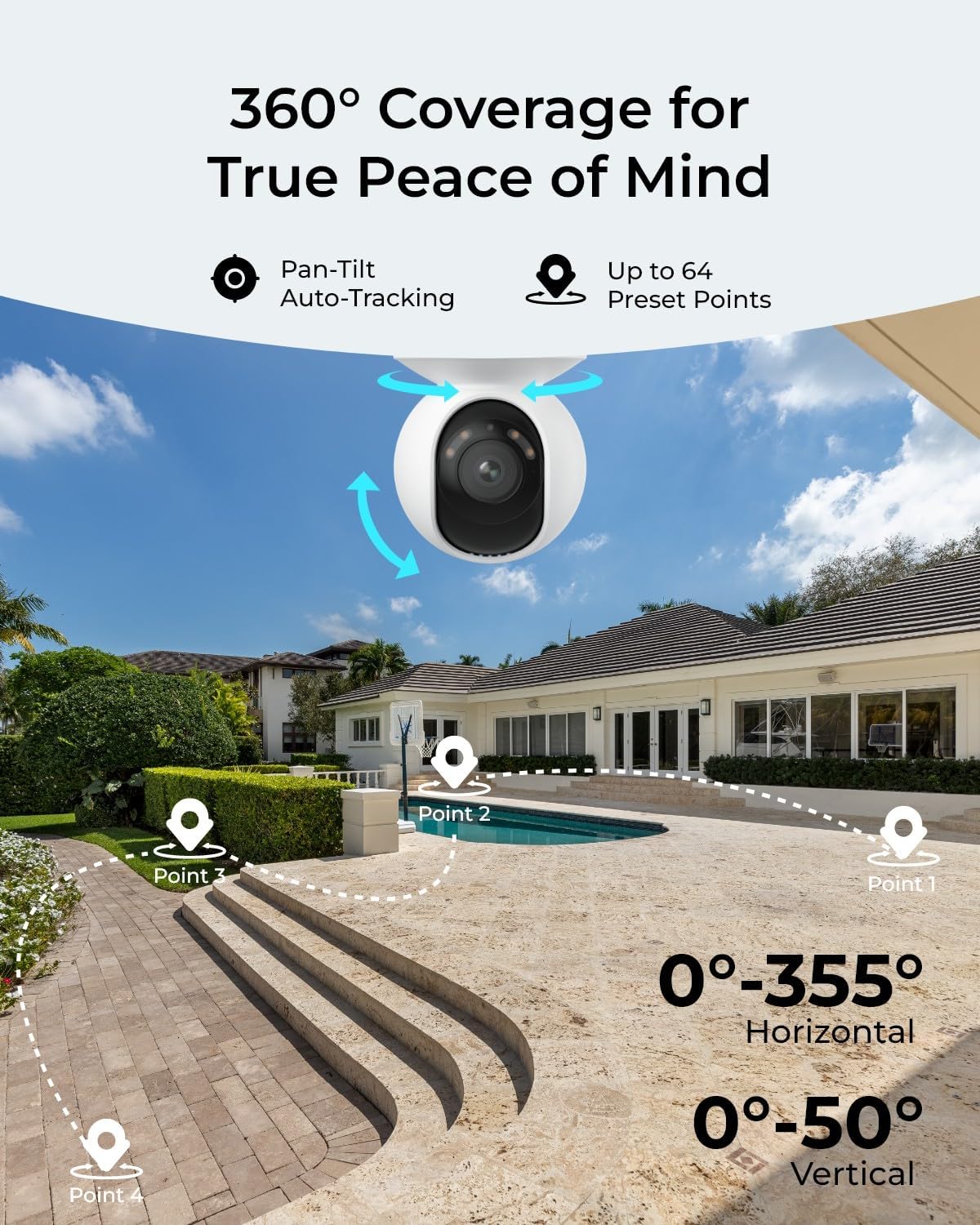 كاميرا أمان منزلية خارجية بدقة - مراجعة Home Security La وسعره