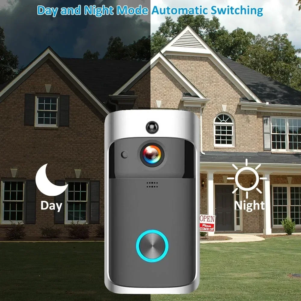 جرس باب ذكي لاسلكي بدقة 720P م - مراجعة Home Security Prices وسعره