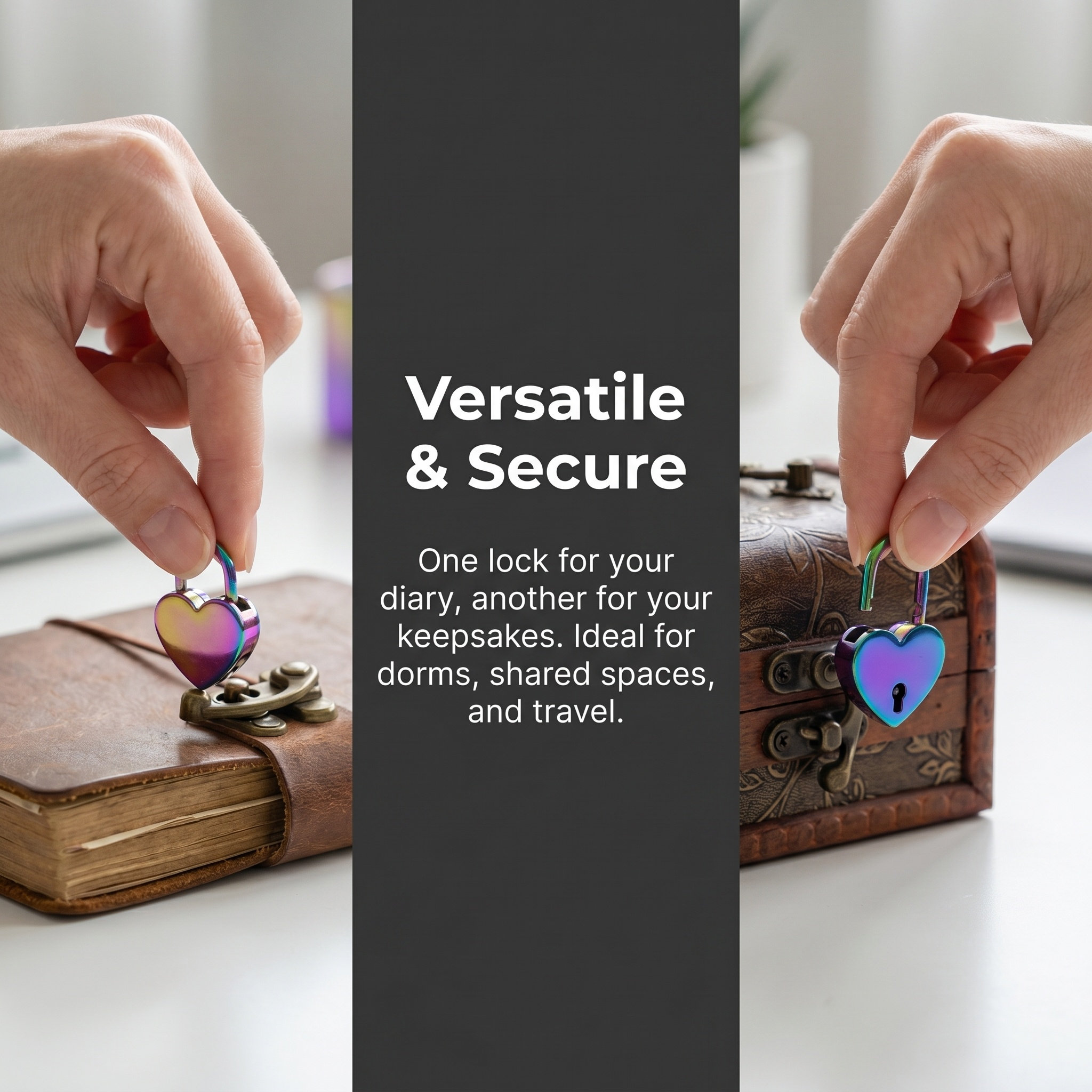 مجموعة من قفلين صغيرين على شكل - مراجعة Home Security Box وسعره